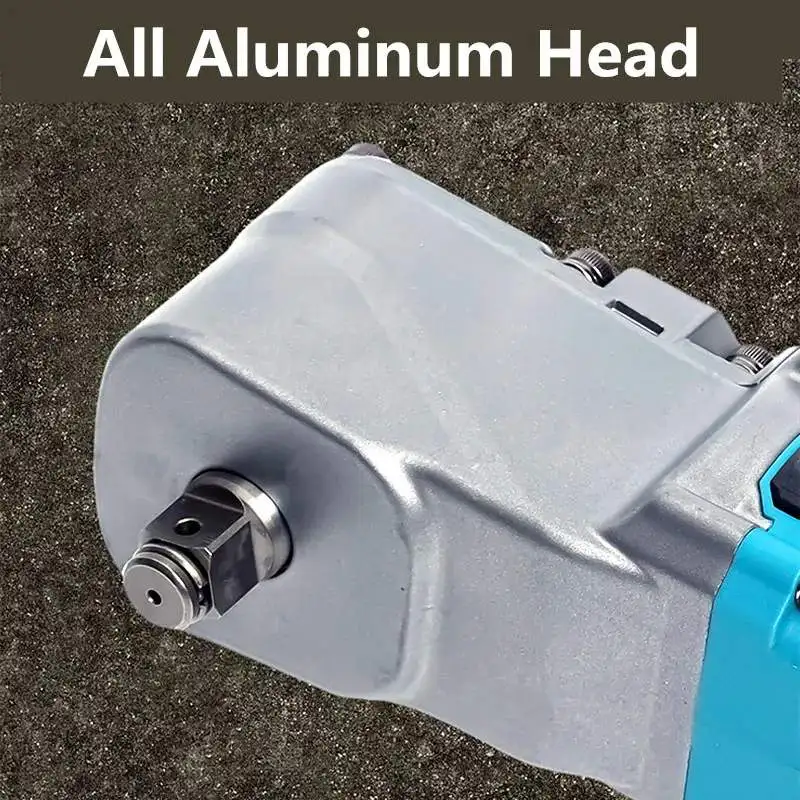 Brushless Ratchet Wrench 1100N.m Electric Cordless Driver 1/2'' Removal Screw Nut 2 Gear Car Repair Tool For Makita 18V Battery 2