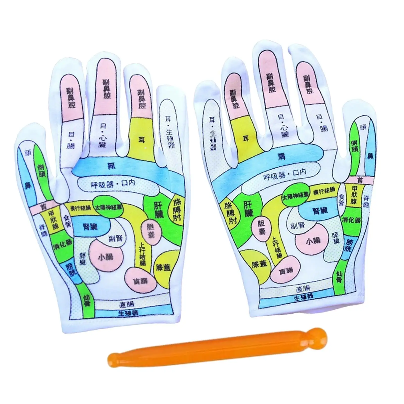 

Acupressure Tools Adults Women Men Acupoint Gloves Hand Massage Gloves Acupressure Reflexology Glove for Home Living Room Travel