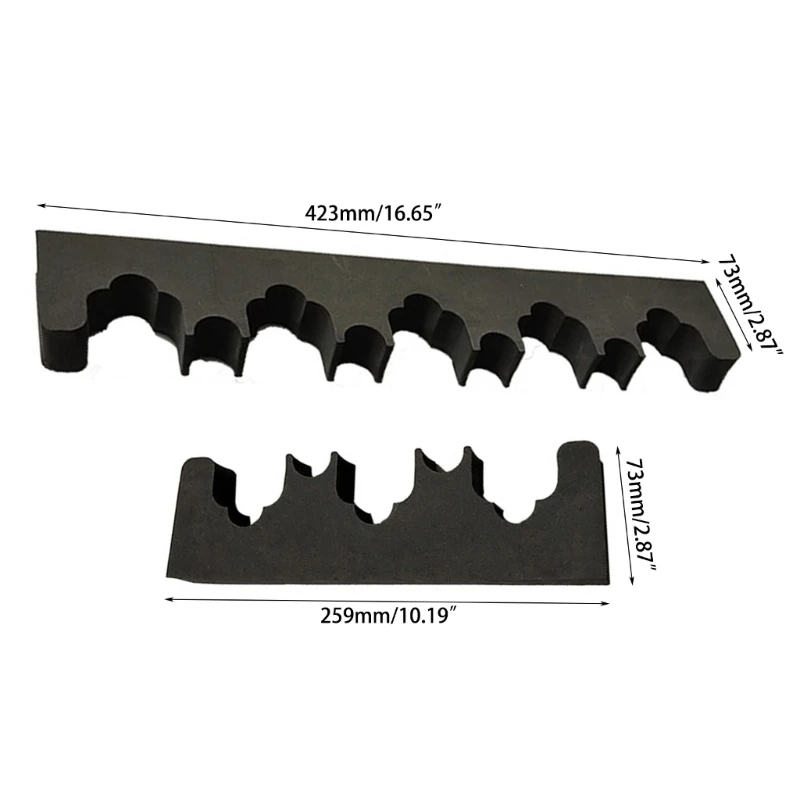 Lightweight 3/5 slots EVA Foam Rifles Rack Universal Wall Mount Rifles Holder 6