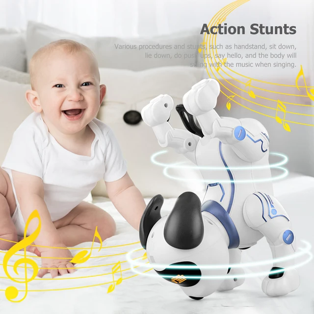 K16 Remote Control Dog Handstand Push-up Electronic Interactive Programmable Smart Dancing RC Robotic Puppy Pets Toys for Kids 2