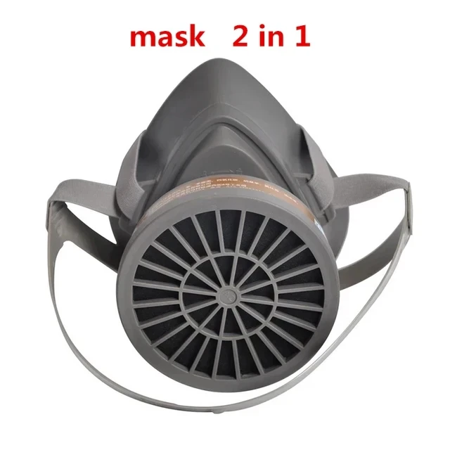 Advanced Protective Mask with Activated Carbon Filter for Smoke and Chemical Safety