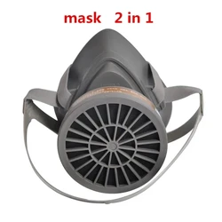 Advanced Protective Mask with Activated Carbon Filter for Smoke and Chemical Safety (Mask - 2in1)