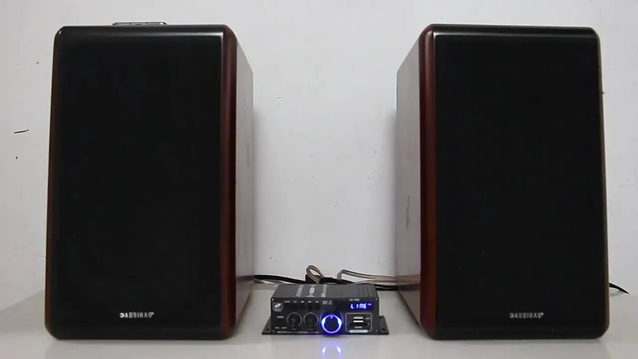AK-380 Bluetooth Hi-Fi オーディオアンプ 40Wx2 ステレオパワーアンプ