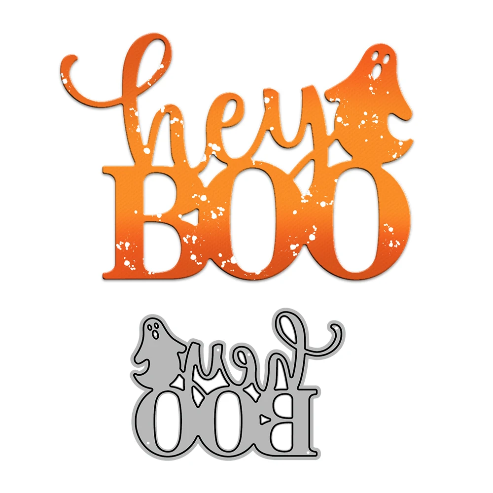 MangoCraft-Mini troqueles de corte de feliz Halloween, suministros de álbum de recortes DIY, troqueles de corte de Metal, molde de cuchillo para tarjetas, decoración de álbumes