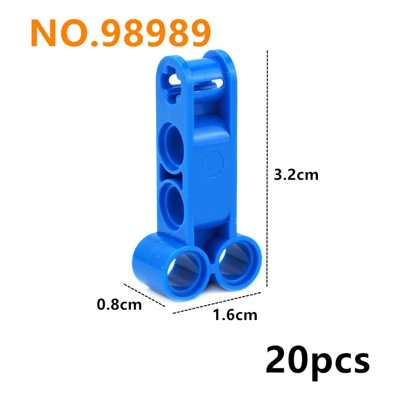 Enhanced Building Block Connector Accessories - Technical Parts for Creative Construction Toys
