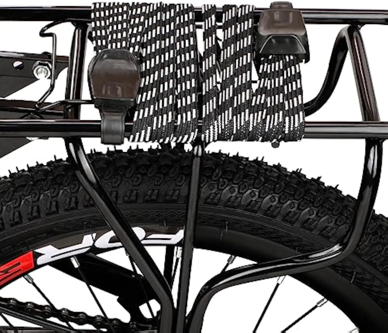Elastic Bike Strap Adjustable Bungee Cords with Hooks Tensile Resistant Luggage Straps Rope 2Pcs bicycle strap bicycle fixing strap bicycle fixing band