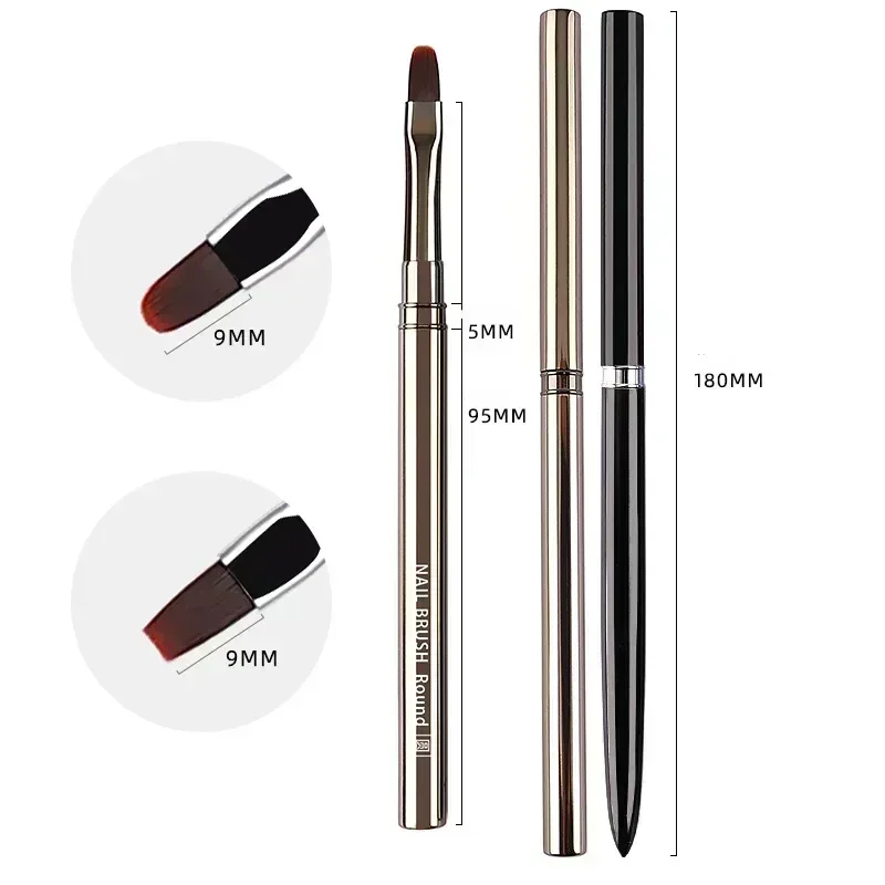 Nail Glue Phototherapy Pen UV Gel Brush Pen Acrylic Nail Art Painting Drawing Liner Brush Manicure Professionnel Brushes Tools 2