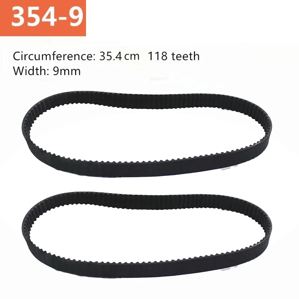 2PCS 고무 샌더 기계 드라이브 벨트 연마 벨트 9403 탱크 기계에 적합 352-9 354-9 전동 공구 액세서리