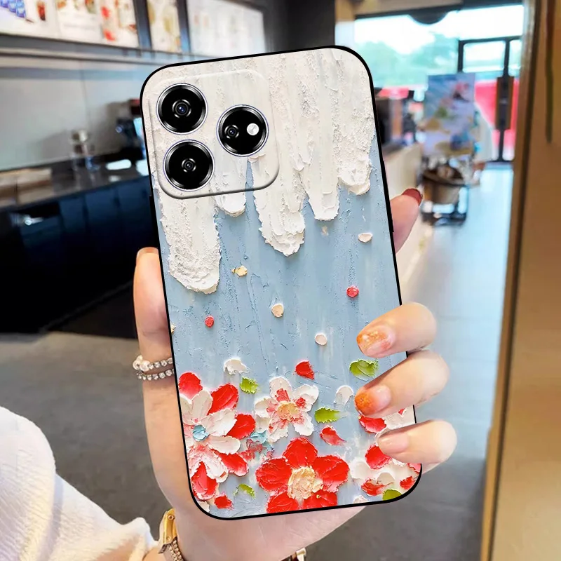 Fashionable Shockproof Silicone TPU Phone Case - Soft Protective Back Cover