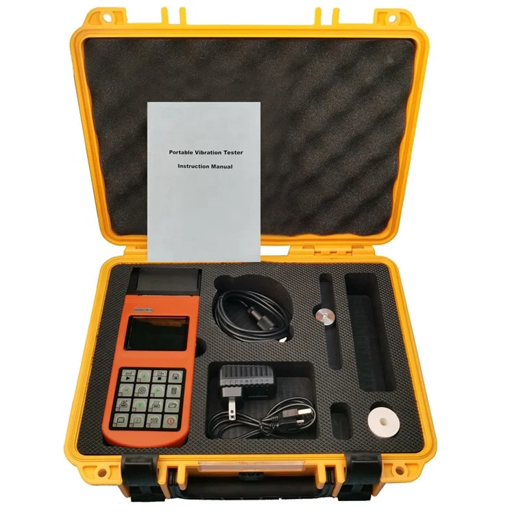GA-3820 Portable Probe Vibration Meter Digital Velocity Vibration Analyzer 6