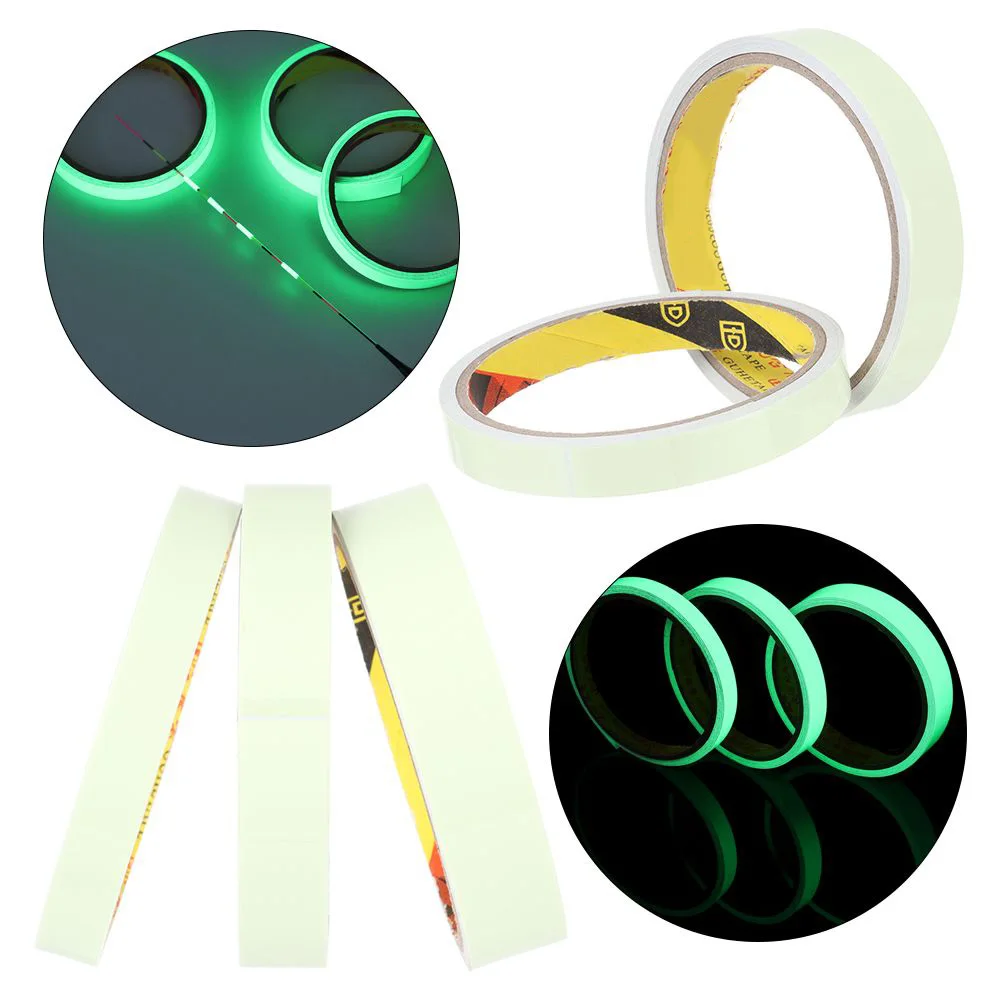 luminous tape 3m Self Adhesive Glow In The Dark Stickers Stage Decorative Fluorescent Tape Warning Stickers Fishing Tool
