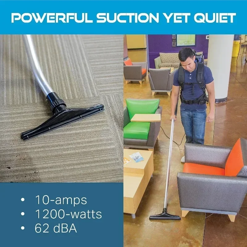 Powr-Flite Backpack Vacuums (Comfort Pro BP4S) 5