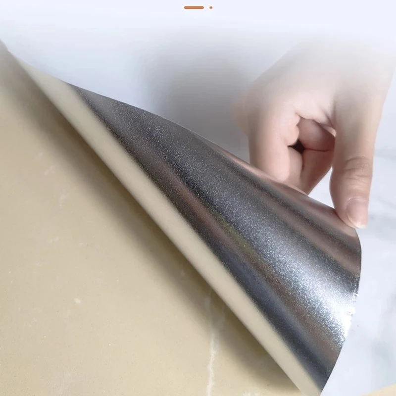 5m/Roll Waterproof Marble Wallpaper Contact Paper Wall Sticker Self Adhesive Bathroom Kitchen Countertop Home Decorative Film 4