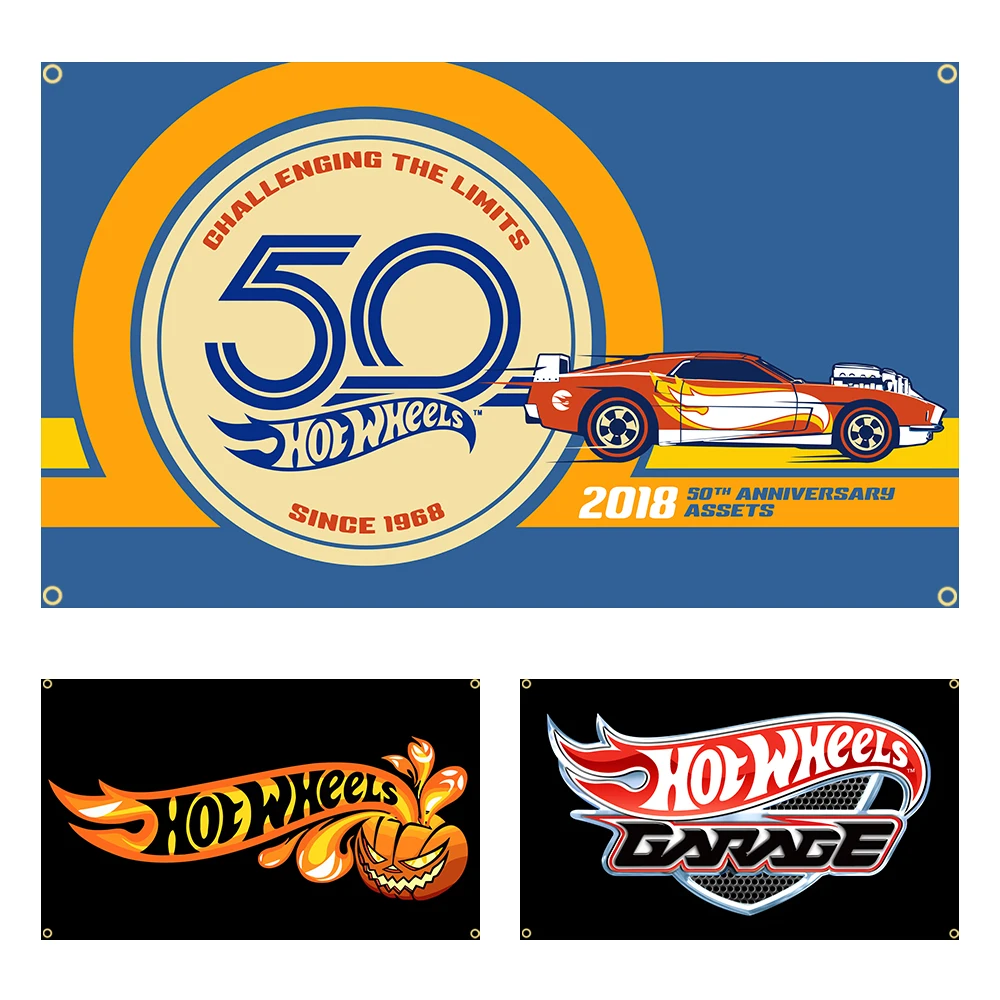 90x15-0cm-Hot-Wheels-flaga-50-legend-poliester-z-nadrukiem-baner ...