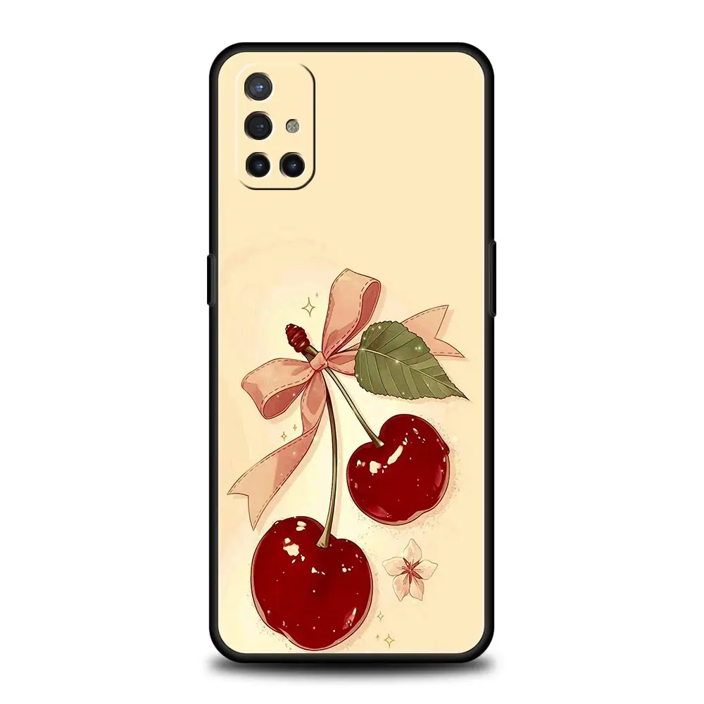 Elegant Red Cherry Soft Phone Case - Durable and Stylish Protective Cover