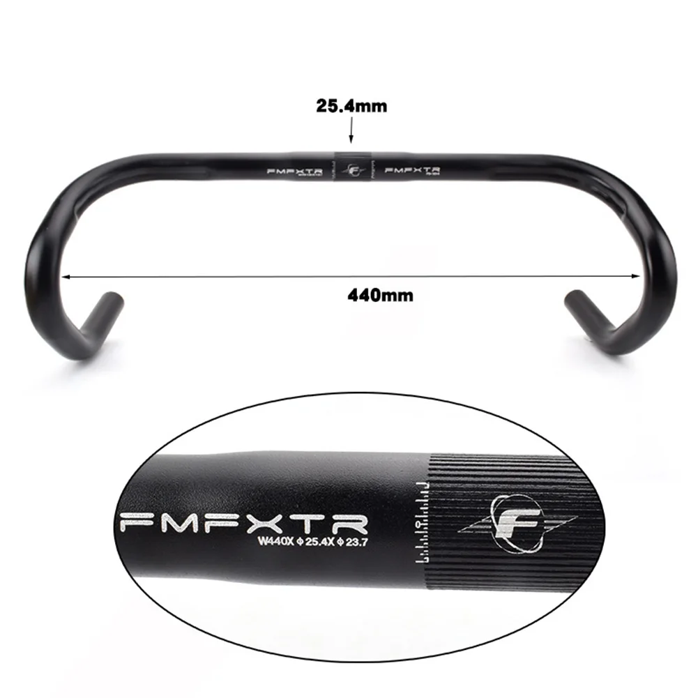 Bicycle Handlebar Compact Aluminium Alloy Road Bike Handlebar DIY Repair Tool 25.4 Mm, 31.8 Mm Cycling Accessories