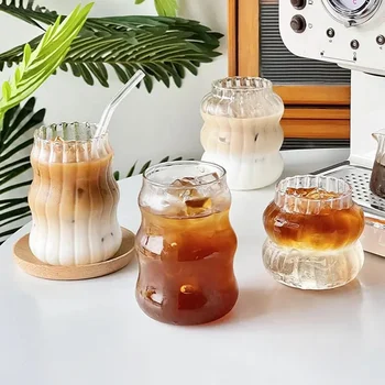 Ins Style Glass Stripe Mug 1
