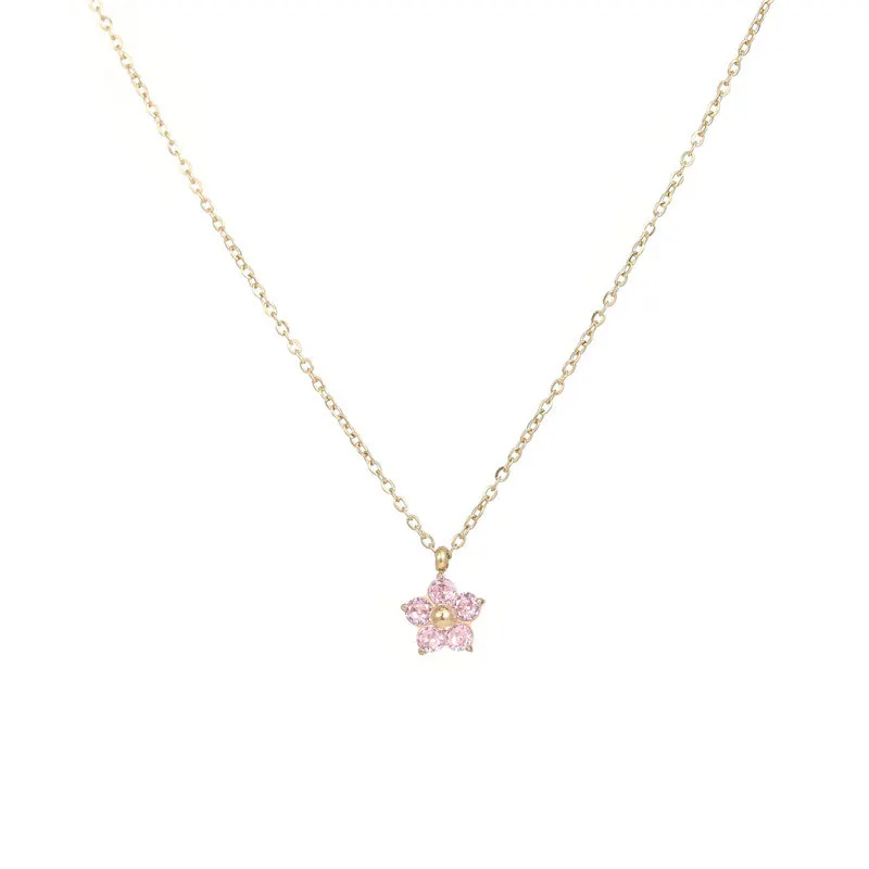 Collier Fleur Agatha En Cristal - Blanc Et Argent, Parfait état Occasion