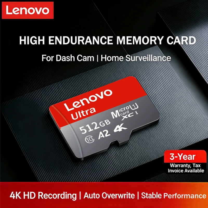 오리지널 레노버 1TB 마이크로 SD 카드 고속 메모리 카드 512GB 256GB..