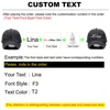Custom Text Logo Embroidery Vintage Washed Cotton Baseball Cap Fashion Women Men Hat Sport Visors Snapback Cap Sun Hat 3