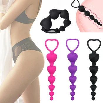 Soft Anal Plug G Spot Dildo anal expander Butt Plugs For Women Anal Beads Vibrating balls Female Masturbate Anal Erotic Sex Toys Manufacturers Soft Anal Plug G Spot Dildo anal expander Butt Plugs For Women Anal Beads Vibrating balls