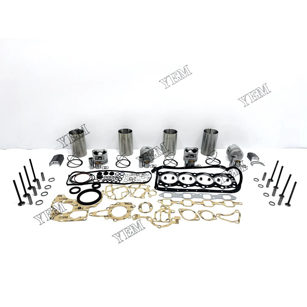 

4FG1 Engine Cylinder Liner Kit With Full Gasket Kit Engine Bearings Set Valves For Isuzu Diesel Engine Parts