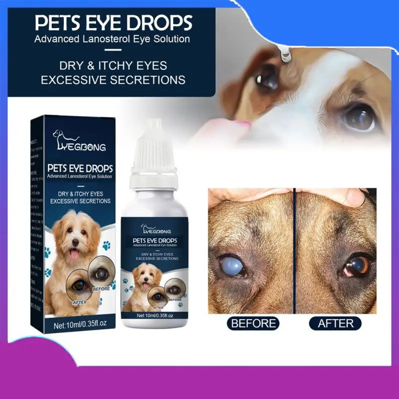 Portable Pet Eye Drops For Cats And Dogs To Remove Tear Marks To Relieve Eye Itching Mild Cleansing Eye Drops Dog Litter