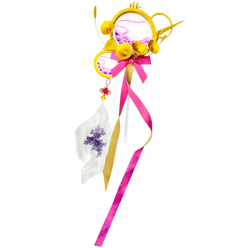 

Game Arena of Valor Wang Zhao Jun Valentine's Day staff cane Cosplay Weapon Props Halloween Christmas Party Anime Lovers Gift