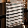 7 Compartments Storage Box Clear Plastic Makeup Cosmetic Stand Holder Makeup Lipstick Eyeshadow Palette Storage Organizer New 4