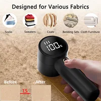 Éliminateur de peluches électrique domestique 2026, 3 vitesses réglables, sans fil, affichage numérique LED, tondeuse à boules de poils, épilateur portable pour pulls 2
