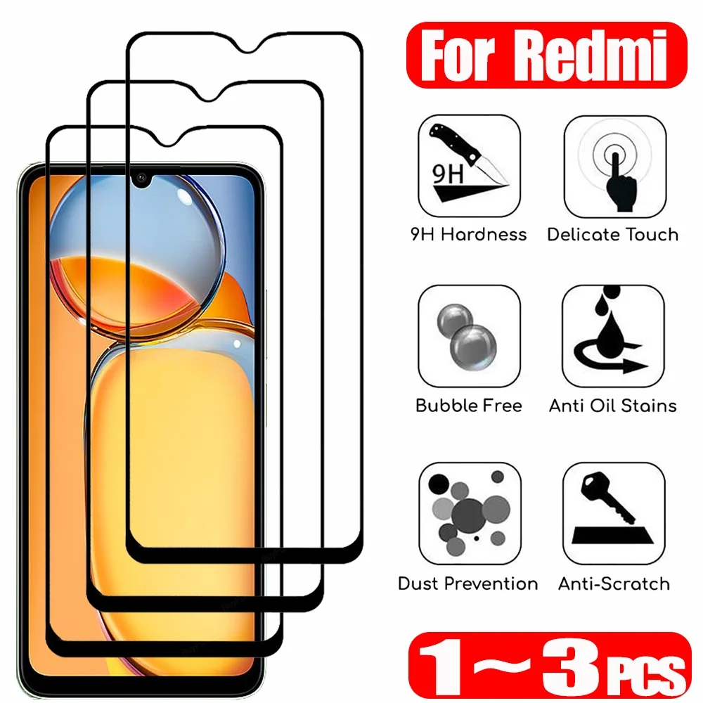 3 Pièces Verre Trempé Pour Xiaomi Redmi Note 12 Pro 5G(Not Pour 4G) Et
