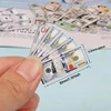 About 200 Sheets 1/6 Scale Miniature Mini Simulated Korean Won Dollars EUR Model For Barbie Blyth Bjd Ob11 Doll House Accessorie 2