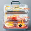 Midea 14.8L Steamer Visible Electric Food Steamer 220V 2000W Stainless Steel Multicooker Steaming and Stewing Pot Steamer Cooker 2