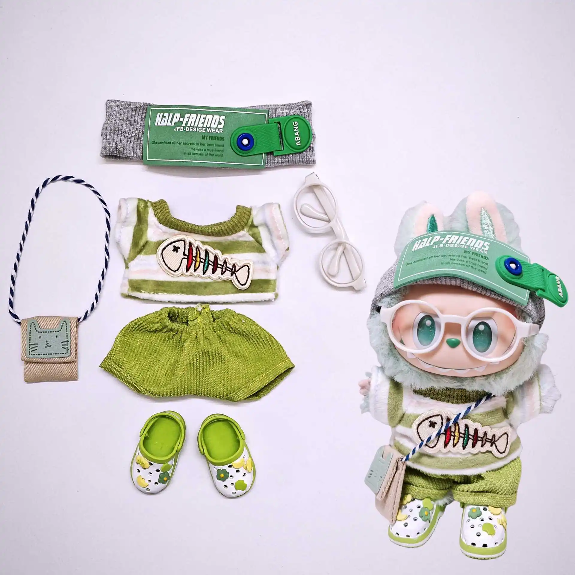 Conjunto de ropa para muñeca Labubu
