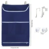 Door Hanging Laundry Hamper Bag, Hanging Laundry Basket With Large Opening And 2 Types Of Hooks For Whole Family Dirty Clothes 4