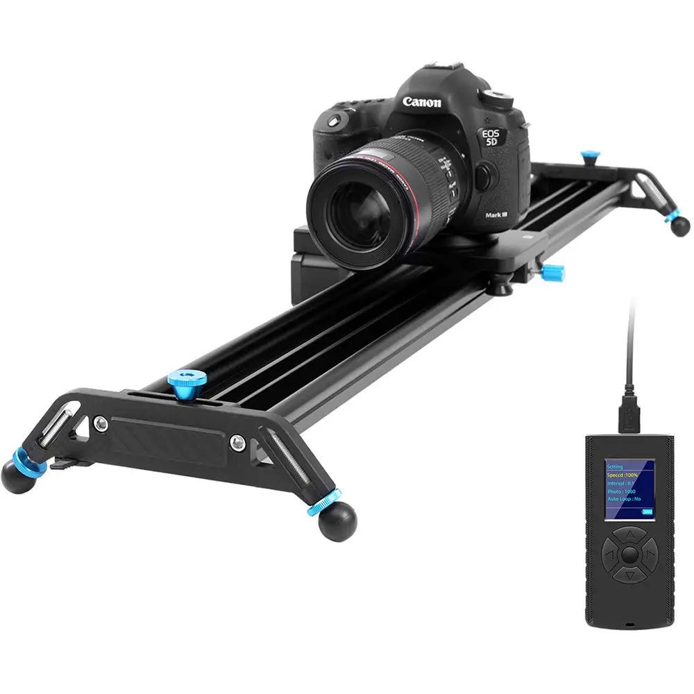 GVM 32" Professional Video Aluminum Alloy Motorized Camera Slider for Most DSLR Cameras