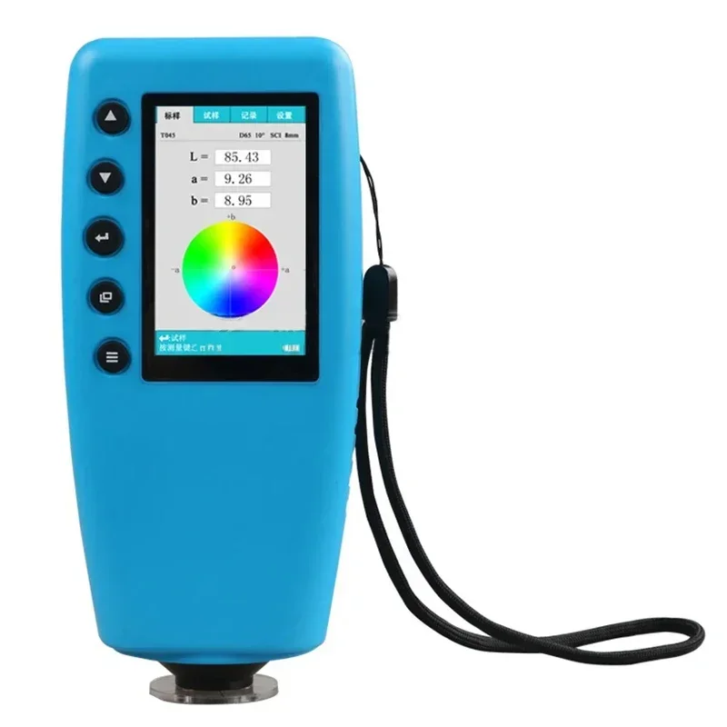 High Quality Portable Accurate Colorimeter WR18 Color MeterSwitchable Caliber with 4mm 8mm WR10 5