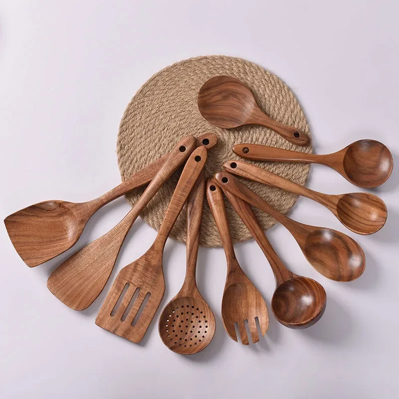 

6 шт., деревянные кухонные принадлежности