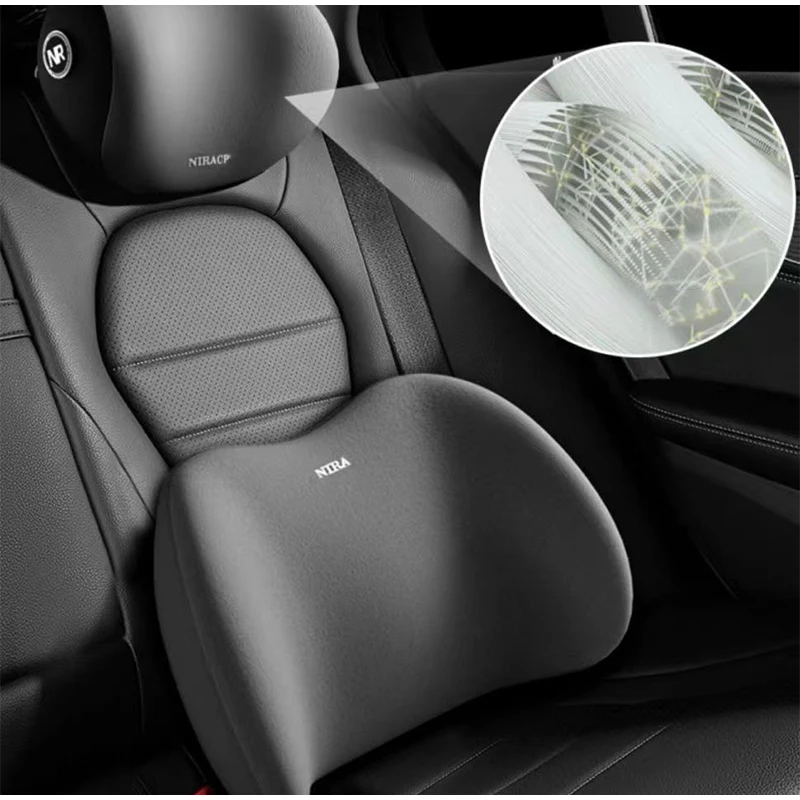 Car Neck Pillow Lumbar Support Waist Support Car Headrest/lumbar Support Waist Cushion Driver Seat Backrest Car Cushion Driving 1