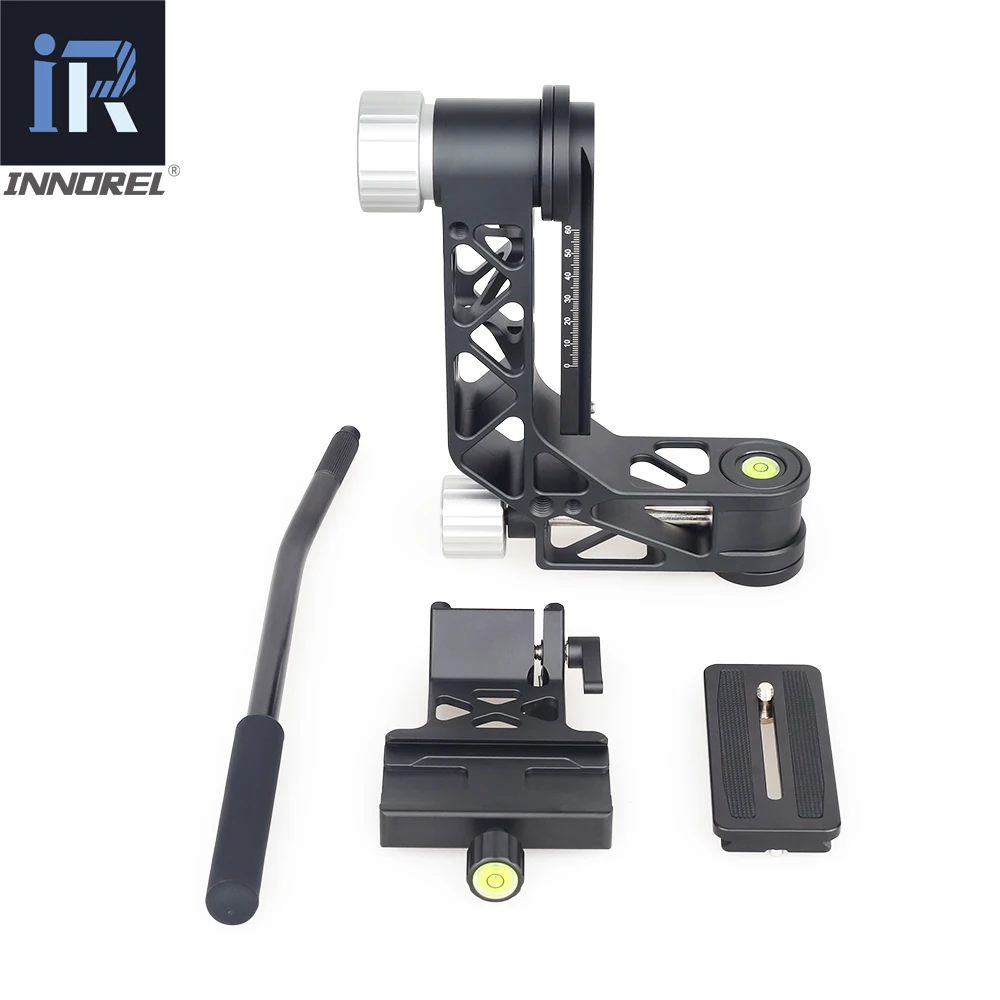 INNOREL CH6 360 Degree Panoramic Gimbal Head Aluminum alloy with Arca-Swiss Standard Quick Release Plate
