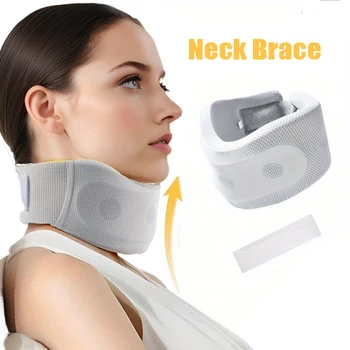 Adjustable Cervical Neck Brace with Support & Replacement Cover 1