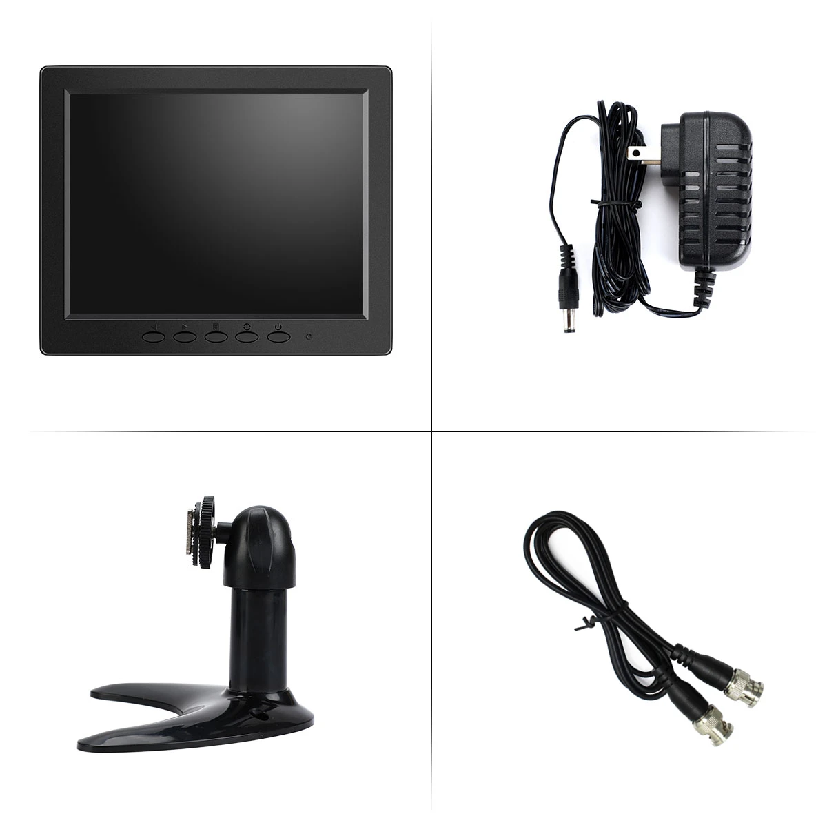 car tv screens with bluetooth Eyoyo 10 inch IPS HDMI 1024x768 CCTV Security Monitor HDMI Small TV Computer Display for PC LCD Screen 4:3 with BNC HDMI VGA AV rear view mirror monitor