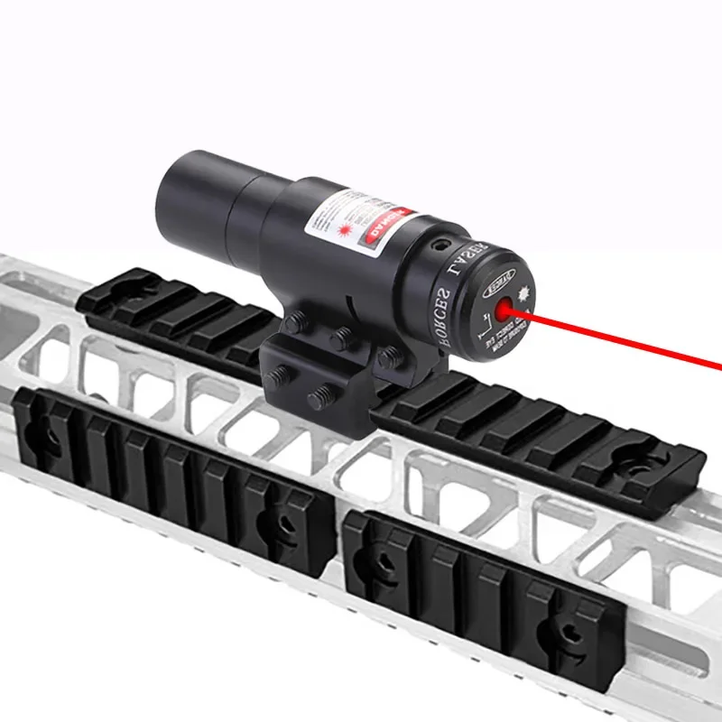 Red Laser Rifle Accessories Infrared Small Laser Pointer 20mm Card Slot Tube Clamp Hunting Scope Rifle Ar 15 Scope Red Dot laser sight