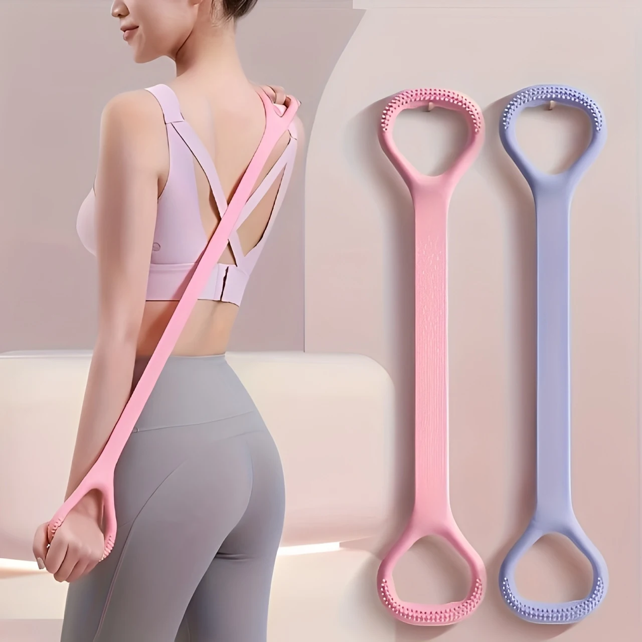 Figure-8 Yoga Stretch Strap 1