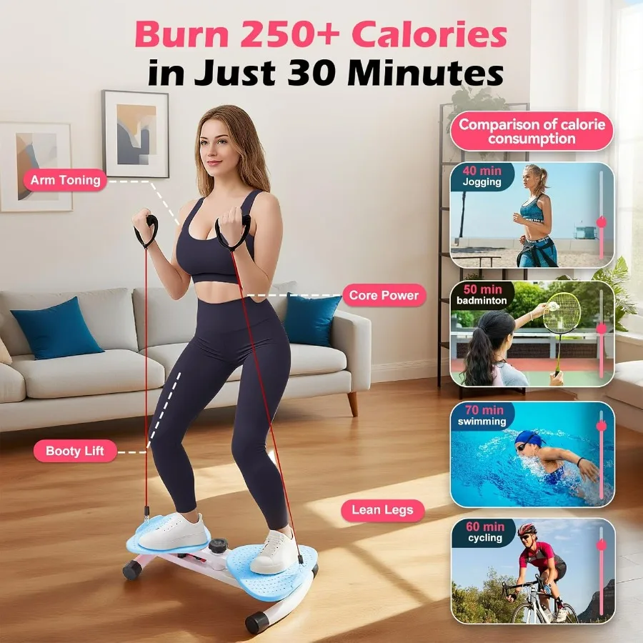 Waist Twisting Machine, Ab Twister for Home Workout, Twister Board for Exercise, Full Body Slimming & Core Training, Twist Machi