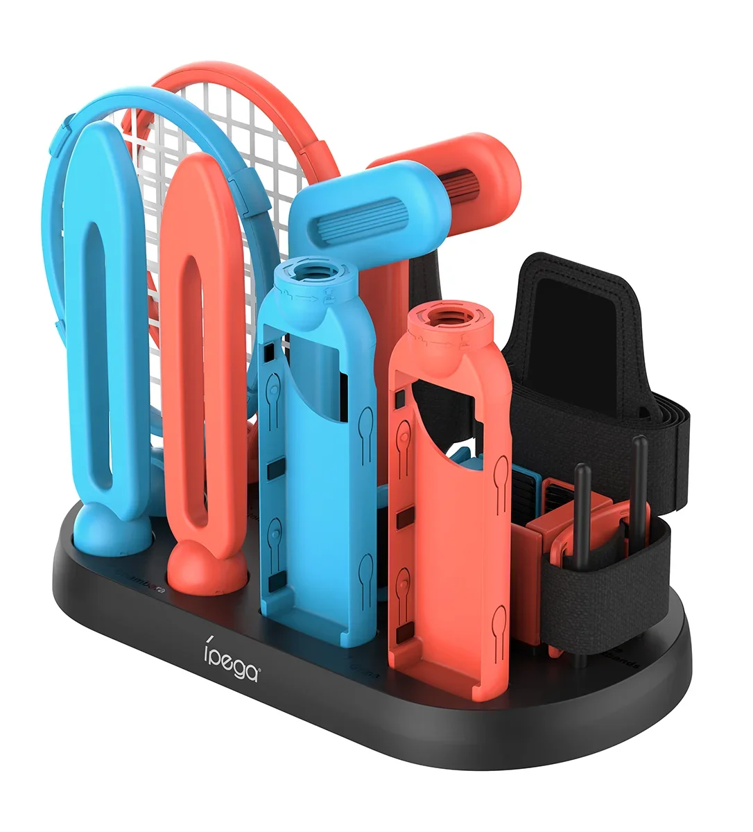 Sports Accessories Bundle for Switch 2 & Joy-con, Family Sports Party Pack Accessories Kit with Organizer Station/ Storage Stand