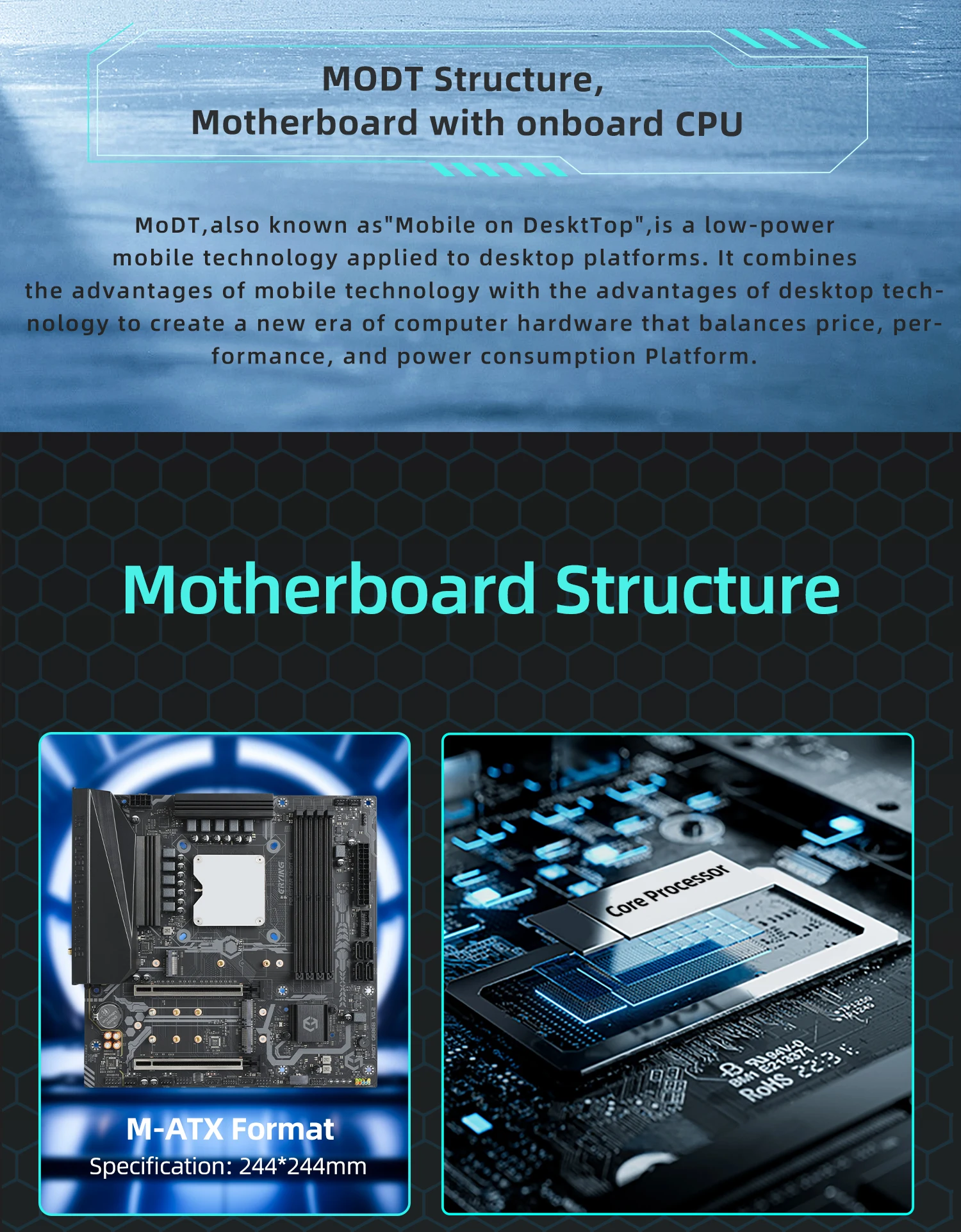 ERYING DIY Gaming PC Motherboard with Onboard Core CPU Interpose Kit i9 13980HX DDR5 5600 24C32T Desktop Computers Assembly Set 2 S737bdab085be40448282ab0d453e494ez