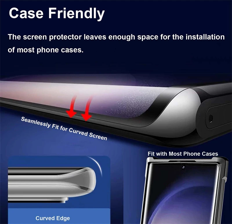 4pcs Hydrogel Film For Samsung Galaxy S24 S23 S22 S21 S20 Ultra S23 S21 S20 FE S24 Plus Screen Protector On Samsung S24 Ultra