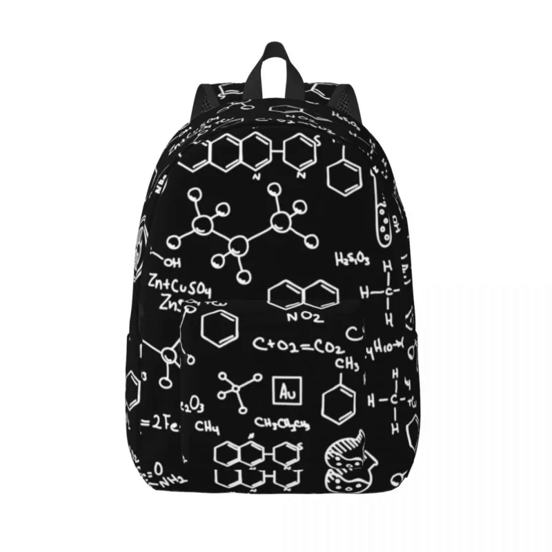 

Science Chemistry Pattern Canvas Backpacks for Women School College Students Bookbag Fits 15 Inch Laptop Chemical Lab Tech Bags