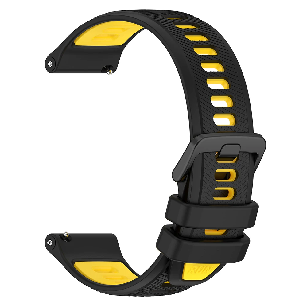 Enhanced Soft Rubber Sports Strap | Premium Replacement Bracelet, 20mm/22mm